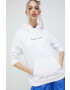 Tommy Jeans Суичър в бяло с качулка с принт - Pepit.bg