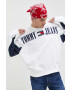 Tommy Jeans Суичър в бяло с апликация - Pepit.bg