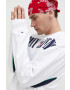 Tommy Jeans Суичър в бяло с апликация - Pepit.bg
