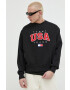 Tommy Jeans Суичър в черно с апликация - Pepit.bg