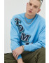 Tommy Jeans Суичър в синьо с принт - Pepit.bg
