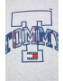 Tommy Jeans Суичър в сиво с качулка с апликация - Pepit.bg