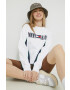 Tommy Jeans Суичър в бяло с апликация - Pepit.bg