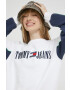 Tommy Jeans Суичър в бяло с апликация - Pepit.bg