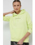 Tommy Jeans Суичър в жълто с качулка с принт - Pepit.bg