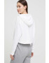 Tommy Jeans Суичър в бяло с качулка с апликация - Pepit.bg