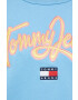 Tommy Jeans Суичър в синьо с апликация - Pepit.bg