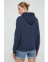 Tommy Jeans Суичър в тъмносиньо с качулка с принт - Pepit.bg