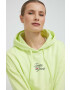 Tommy Jeans Суичър в жълто с качулка с принт - Pepit.bg