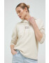 Tommy Jeans Суичър в бежово с качулка с принт - Pepit.bg
