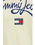 Tommy Jeans Суичър в жълто с апликация - Pepit.bg