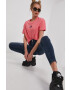 Tommy Jeans Тениска дамска в розово - Pepit.bg