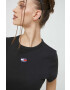 Tommy Jeans Тениска в черно - Pepit.bg