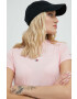 Tommy Jeans Тениска в розово - Pepit.bg