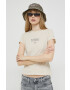 Tommy Jeans Тениска в бежово - Pepit.bg