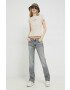 Tommy Jeans Тениска в бежово - Pepit.bg
