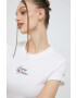 Tommy Jeans Тениска в бяло - Pepit.bg