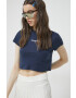 Tommy Jeans Тениска в тъмносиньо - Pepit.bg