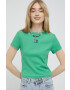 Tommy Jeans Тениска в зелено - Pepit.bg