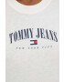 Tommy Jeans Тениска в бежово - Pepit.bg