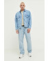 Tommy Jeans Тениска в бежово меланж на - Pepit.bg