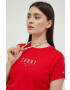 Tommy Jeans Тениска в червено - Pepit.bg