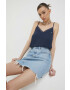 Tommy Jeans Топ дамски в тъмносиньо - Pepit.bg