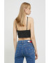 Tommy Jeans Топ дамски в бяло - Pepit.bg