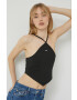 Tommy Jeans Топ дамски в бяло - Pepit.bg