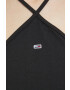 Tommy Jeans Топ дамски в бяло - Pepit.bg