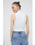 Tommy Jeans Топ дамски в синьо - Pepit.bg