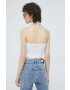 Tommy Jeans Топ дамски в синьо - Pepit.bg
