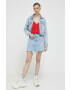 Tommy Jeans Топ дамски в червено - Pepit.bg