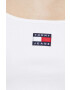 Tommy Jeans Топ Tommy Hilfiger дамски в бяло - Pepit.bg