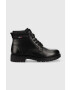 Tommy Jeans Туристически обувки Classic Short Lace Up Boot в черно - Pepit.bg