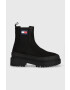 Tommy Jeans Велурени боти челси - Pepit.bg