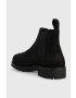 Tommy Jeans Велурени боти челси Classic Chelsea Boot в черно - Pepit.bg