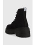 Tommy Jeans Боти LACE UP FESTIV BOOTS дамски в черно EN0EN02133 - Pepit.bg