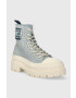 Tommy Jeans Високи кецове TJW FOXING DENIM BOOT в синьо EN0EN02348 - Pepit.bg