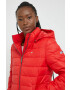Tommy Jeans Яке в червено със зимна изолация - Pepit.bg