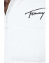 Tommy Jeans Яке в бяло със зимна изолация с уголемена кройка - Pepit.bg