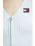 Tommy Jeans Жилетка в синьо от лека материя - Pepit.bg