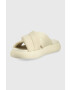 Toms Чехли Alpargata Mallow в черно с платформа - Pepit.bg