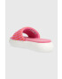 Toms Чехли Alpargata Mallow Slide в розово с платформа 10019703 - Pepit.bg