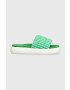 Toms Чехли Alpargata Mallow Slide в зелено с платформа 10019721 - Pepit.bg