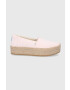 Toms Еспадрили Canvas Valencia в бежово с платформа - Pepit.bg