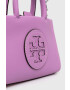 Tory Burch Чанта Ella Bio Mini Tote- Bright Amethyst в лилаво - Pepit.bg