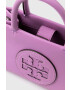 Tory Burch Чанта Ella Bio Mini Tote- Bright Amethyst в лилаво - Pepit.bg