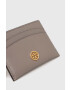 Tory Burch Кожен калъф за карти дамски в сиво - Pepit.bg