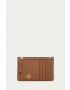 Tory Burch Портфейл дамски в кафяво - Pepit.bg